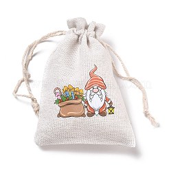 Weihnachtliche Aufbewahrungsbeutel aus Baumwollstoff&nbsp;LS-ABAG-M004-02N
