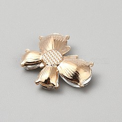 Cabochons de strass en alliage d'or clair&nbsp;FIND-WH0173-340B