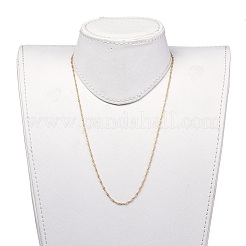 Collane a catena in acciaio inossidabile 304 Singapore&nbsp;X-NJEW-JN02662-03