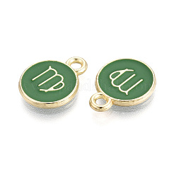 Charms aus Legierung und Emaille&nbsp;ENAM-T021-28H