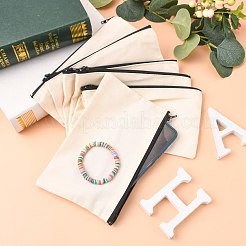 Leere DIY Basteltasche Leinwand Bleistiftbeutel&nbsp;X-ABAG-G009-D01