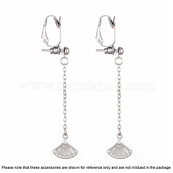 Clip di ottone su convertitore orecchino&nbsp;X-KK-Q115-N