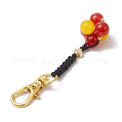 Gefärbte natürliche malaysische Jade Klee Anhänger Dekoration&nbsp;KEYC-JKC00979