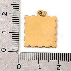 Ciondoli in acciaio inox smaltato 304&nbsp;STAS-B093-10G-01