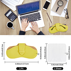 1 funda para gafas de piel sintética.&nbsp;AJEW-CN0004-43I