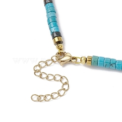 3 collar de cuentas de concha redonda de 3 estilos&nbsp;NJEW-JN05300