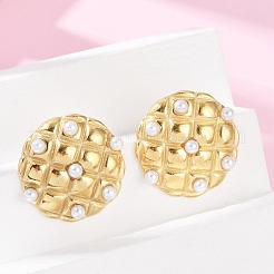 Boucles d'oreilles à tige en acier inoxydable 304&nbsp;EJEW-G423-29B-G