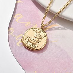 Collane con ciondolo a forma di costellazione in acciaio inossidabile 304&nbsp;NJEW-K392-01G-06
