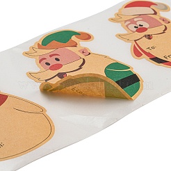 Pegatinas de papel con dibujos animados de temática navideña&nbsp;STIC-P013-09A