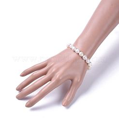 Natürliche Perle Stretch-Armbänder&nbsp;BJEW-JB04539