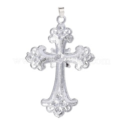 Legierung Rhinestone-große Anhänger&nbsp;PALLOY-P198-01P-D