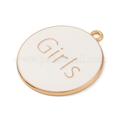 Pendentifs d'émail en alliage&nbsp;ENAM-M009-02C-01G