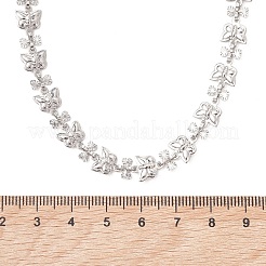 Messing-Schmetterlings-Gliederketten für Damen&nbsp;NJEW-JN05957