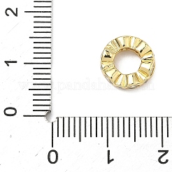 Ottone micro spianare perline europei zirconi&nbsp;KK-P345-03G-01