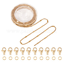 DIY-Set zur Herstellung von Figaro-Kettenhalsketten und Armbändern aus 304 Edelstahl&nbsp;DIY-TA0009-98