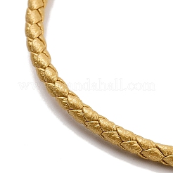 Fabrication de bracelets ronds tressés en simili cuir&nbsp;BJEW-H610-01P-11