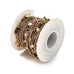 Catene a maglie in acciaio inossidabile 304 placcate ioni (ip)&nbsp;CHS-G041-02G-01