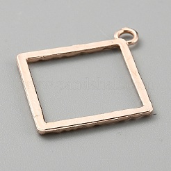 Legierung offene zurück Lünette Anhänger&nbsp;FIND-TAC0017-41A-RG