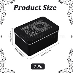 Tarotkarten-Sammelboxen aus Eisen&nbsp;CON-WH20021-002A