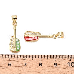 Pendentifs en laiton zircon cubique transparent&nbsp;KK-N254-214G