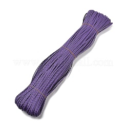 Cordon tressé en cuir PU 3 pli&nbsp;OCOR-Q059-01K