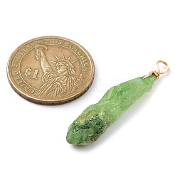 Colgantes envueltos en alambre de cobre y cristal de cuarzo natural&nbsp;PALLOY-JF02409-01