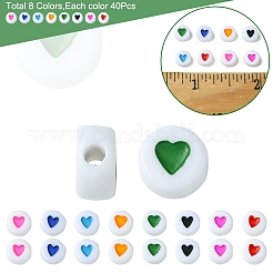 320pcs 8 Farben undurchsichtige Acrylperlen&nbsp;FIND-FS0002-84