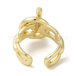 Offene Manschettenringe aus Messing&nbsp;RJEW-Q778-44G