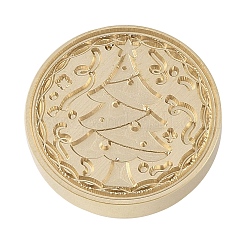 Tête de timbre en laiton de sceau de cire de série de Noël&nbsp;AJEW-M037-01G-26