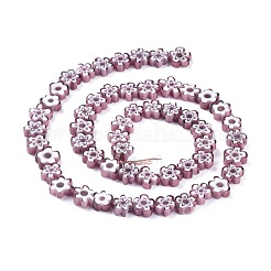 Millefiori a mano fili di perline di vetro&nbsp;LAMP-J035-8mm-10