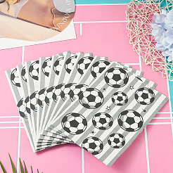 15 sac en papier imprimé football&nbsp;ABAG-TA0002-33B
