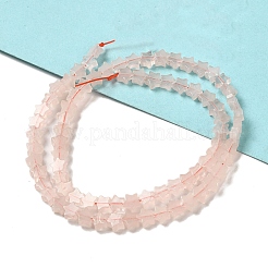Natürlichen Rosenquarz Perlen Stränge&nbsp;G-G085-B19-02