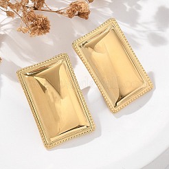 Pendientes de botón de acero inoxidable 304&nbsp;EJEW-Z084-02G