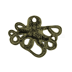 Pulpo colgantes de la aleación del estilo tibetano&nbsp;TIBEP-R344-43AB-LF