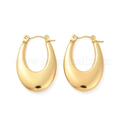 Pendientes de aro con rhinestone de acero inoxidable 304 para mujer&nbsp;EJEW-U046-08A-G