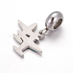 Europäische Anhänger aus Edelstahl 304&nbsp;OPDL-L013-39B