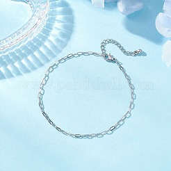 2.5 mm 304 Edelstahl-Büroklammerketten-Fußkettchen&nbsp;AJEW-AN00750
