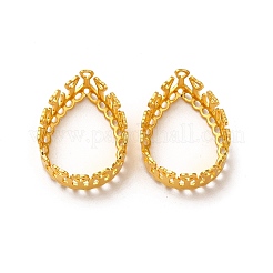 Support à cabochon en laiton&nbsp;KK-G443-02B-G