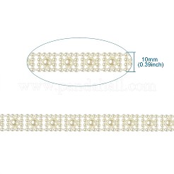 Ruban de perle d'imitation en plastique ABS&nbsp;OCOR-TAC0003-01