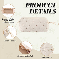 Pochettes de rangement pour sèche-cheveux en coton avec fermeture éclair&nbsp;AJEW-WH20054-331C