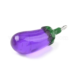 Pendentifs en résine opaque&nbsp;RESI-G107-04I