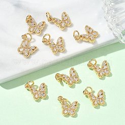 Colgantes de latón con circonitas cúbicas transparentes de Shegrace&nbsp;XGRQ3Q046-628G-B