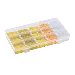 DIY 15 Gitter ABS-Kunststoff und Glasperlen Schmuckherstellung Finden Perlen Kits&nbsp;DIY-G119-02G