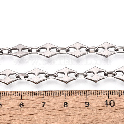 Rhombus-Gliederketten aus Edelstahl 304&nbsp;CHS-Q009-01P