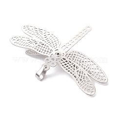 Ciondoli rhinestone in ottone&nbsp;PALLOY-JF02513-04
