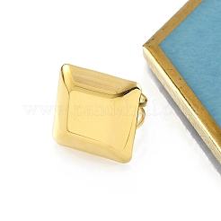 Bagues de manchette ouvertes en acier inoxydable 304 pour femmes&nbsp;STAS-Z111-01G-01