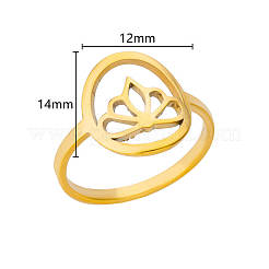 Persönlichkeit spezielle-interesse 304 edelstahl finger ringe für frauen&nbsp;FS-WG32BFC-04