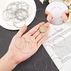 Anillos con dijes para copas de vino de acero inoxidable 316&nbsp;STAS-UN0016-08A