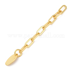 Messing endet mit Kette&nbsp;KK-D378-09G-01