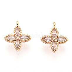 Pendentifs en laiton avec zircone cubique&nbsp;X-KK-S336-08G